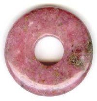1 25mm Rhodonite Donut